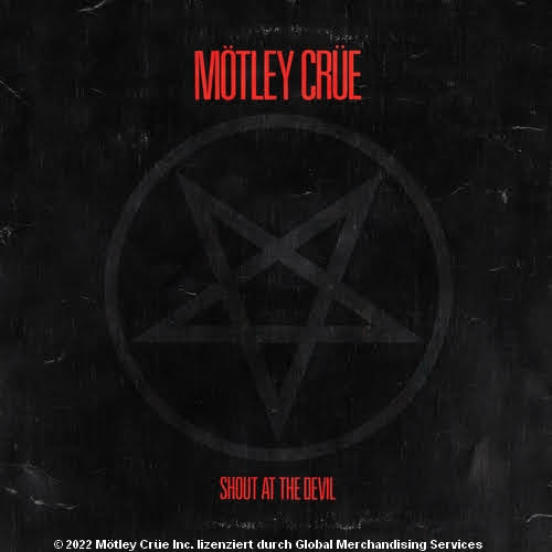 Poster Motley Crue vom Album Shout at the Devil