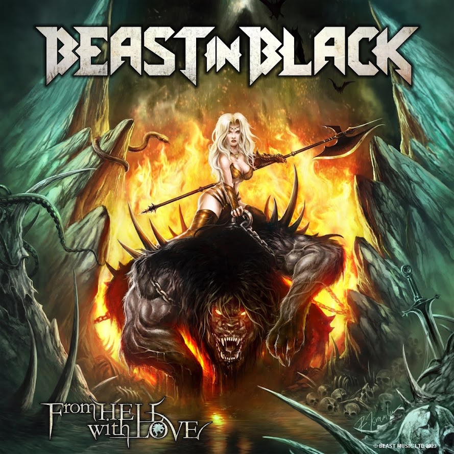 Album Poster Beast in Black LP Album from Hell with Love